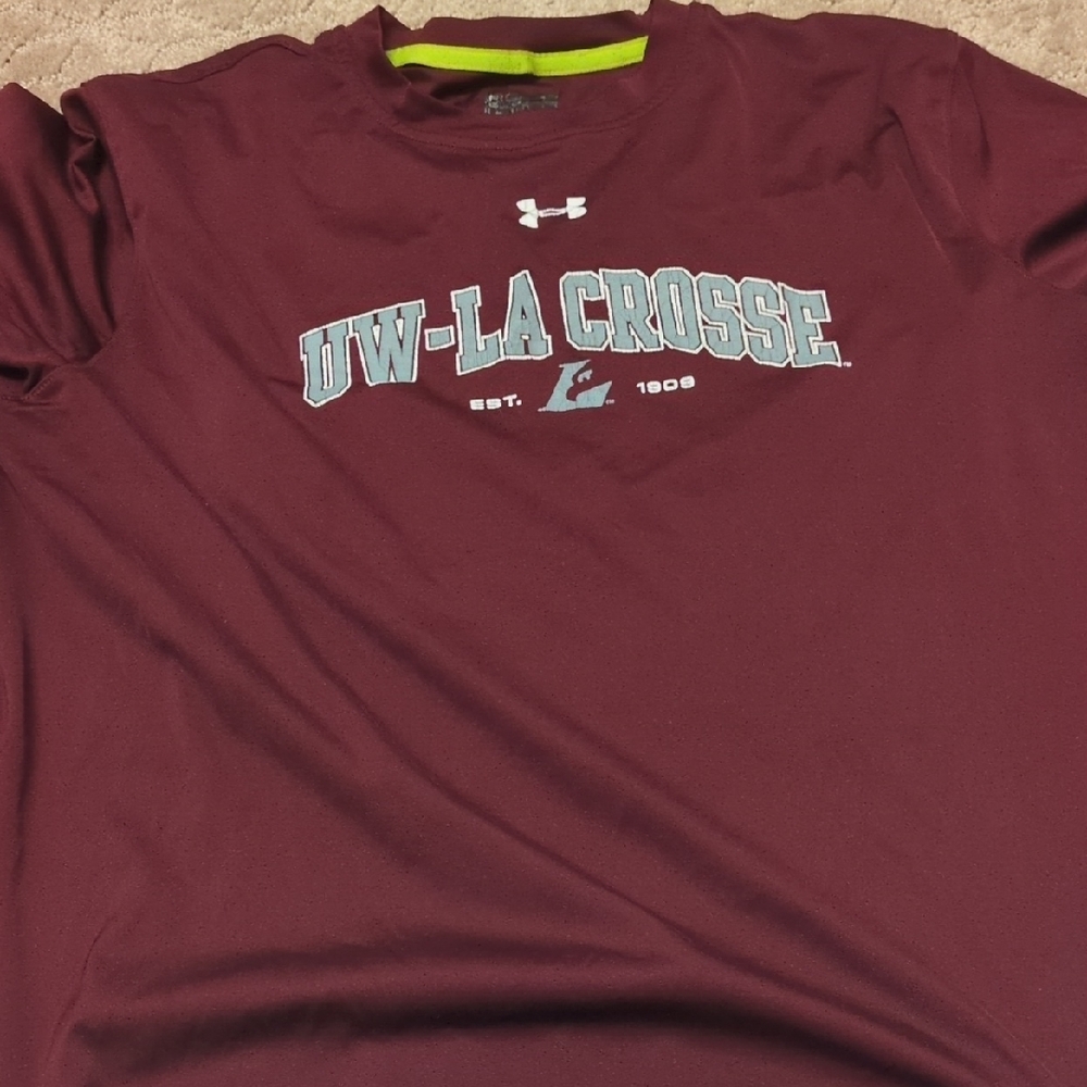 Under Armour Maroon UW-La Crosse Long Sleeve Tee